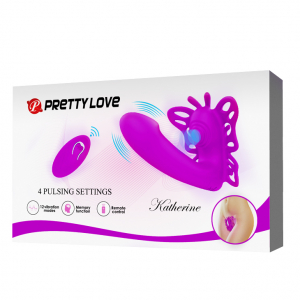 Вибратор с клиторальной и вагинальной стимуляциями Pretty Love BI-014849W