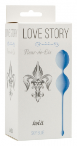 Вагинальные шарики Love Story Fleur-de-lis Sky Blue 3006-04Lola