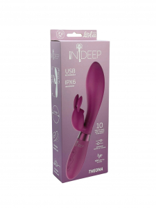 Перезаряжаемый вибратор Indeep PRO Theona Magenta 7707-03indeep