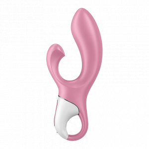 Вибратор с Функцией Расширения Satisfyer Air Pump Bunny 2 light red 038575SA