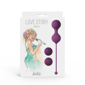 Набор вагинальных шариков Love Story Diva Lavender Sunset 3012-03lola