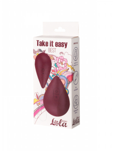 Виброяйцо с пультом управления Take it Easy Best Wine Red 9021-01lola