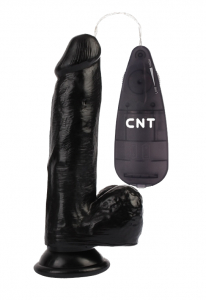 Вибратор CNT 7.4'' Stud Realistic Dildo Black CNT-180092B