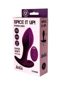 Перезаряжаемая анальная пробка Spice it Up Charm 8021-02lola