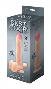 Фаллоимитатор неоскин на присоске BEST COCK 8