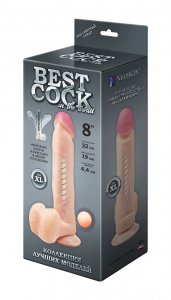 Фаллоимитатор неоскин на присоске F&F BEST COCK 8